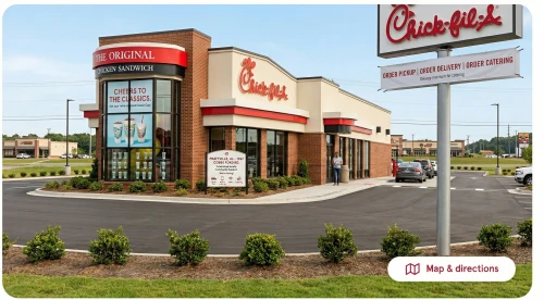 Chick Fil A Storefront in Prattville